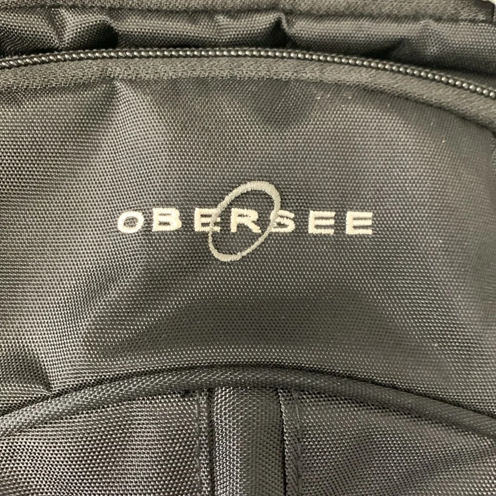 Obersee Bern Diaper Bag Backpack Black
